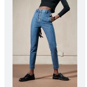 Maria Stanley Jeans Martz Slim Organic + Earth Dyed in Blue